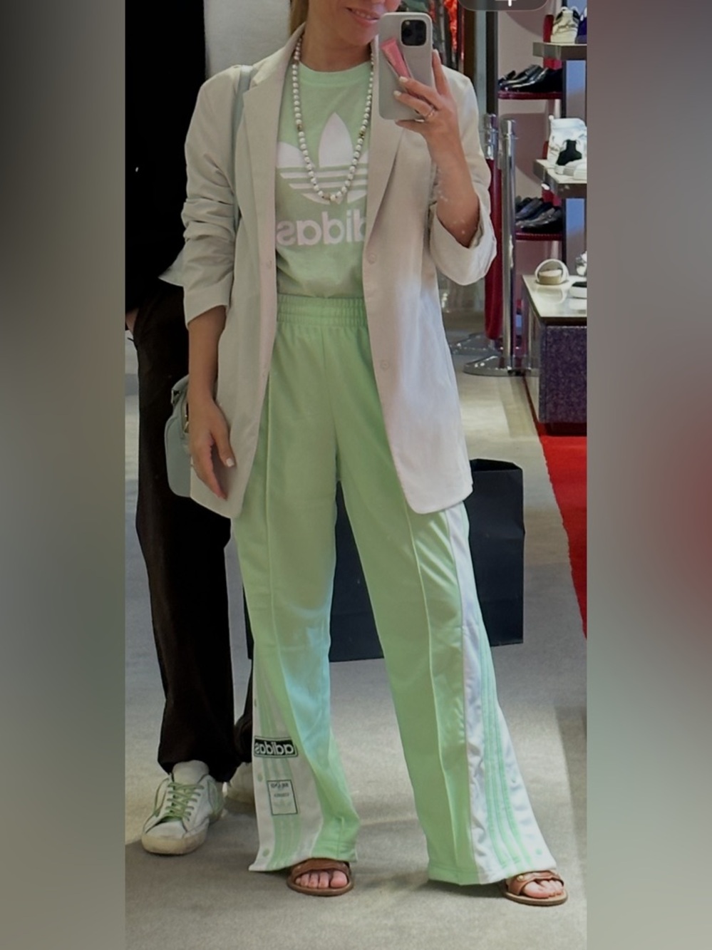 Adidas Originals Adibreak Set - Mint Green - Picture 5 of 6